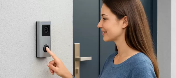 Modern video door phone providing enhanced security and convenience for homes
